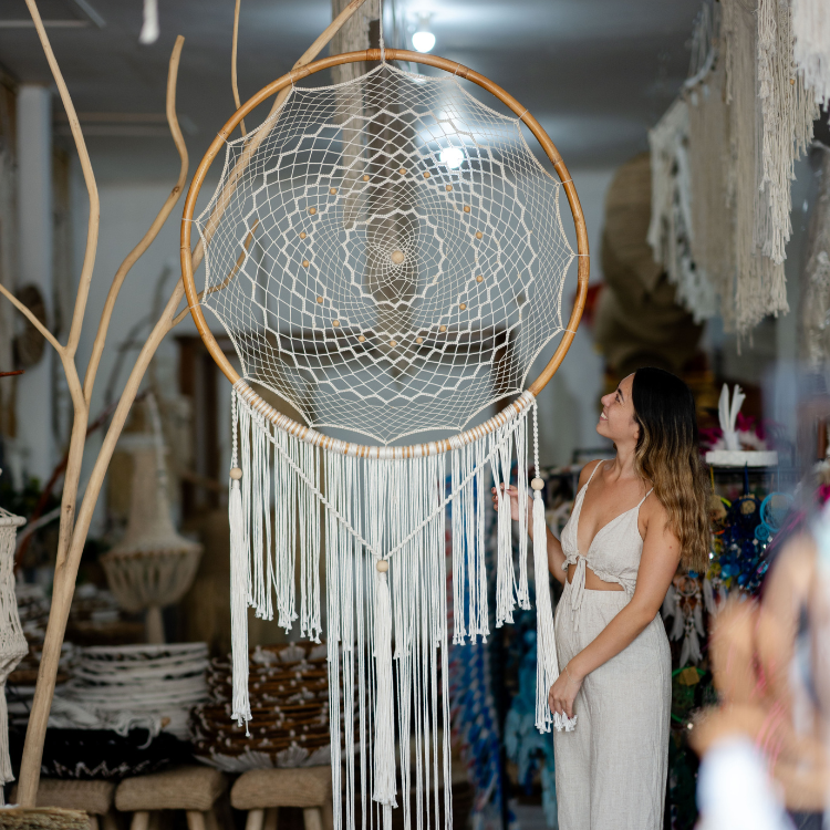 Large Beaded Dreamcatcher