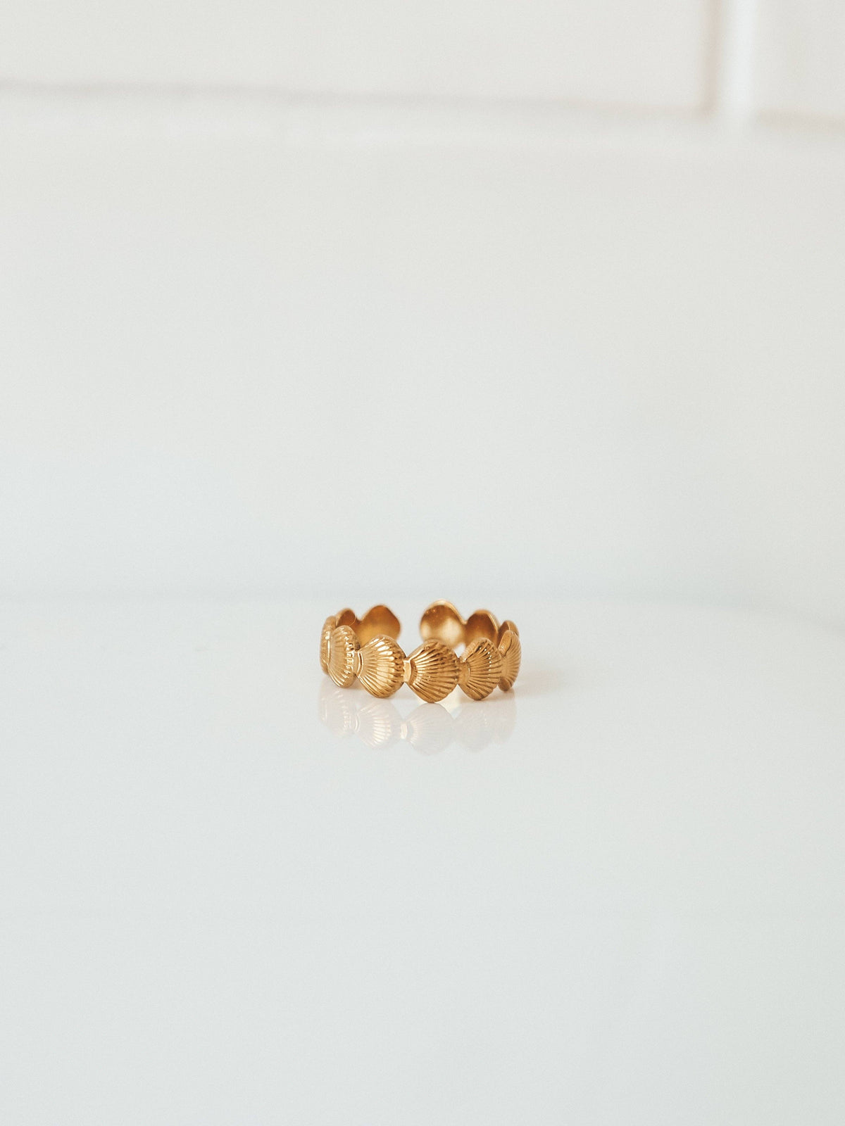 Seashell Gold Ring