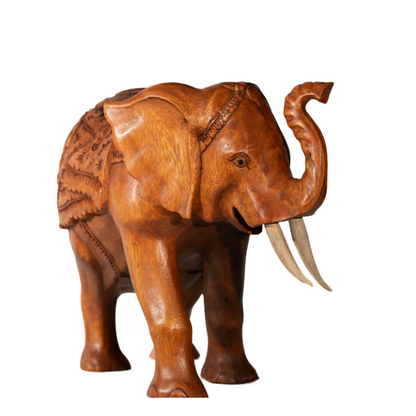 Elephant with Ornate Carvings