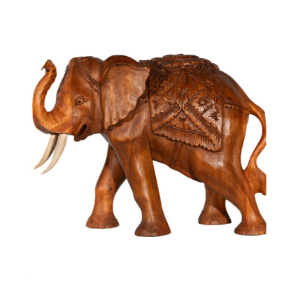 Elephant with Ornate Carvings