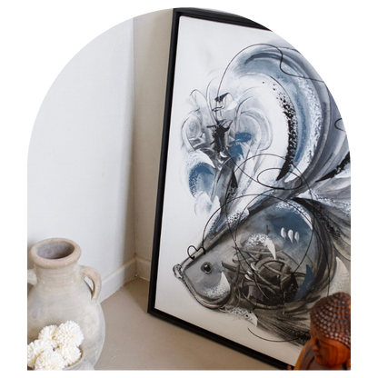 Absract Fish Painting