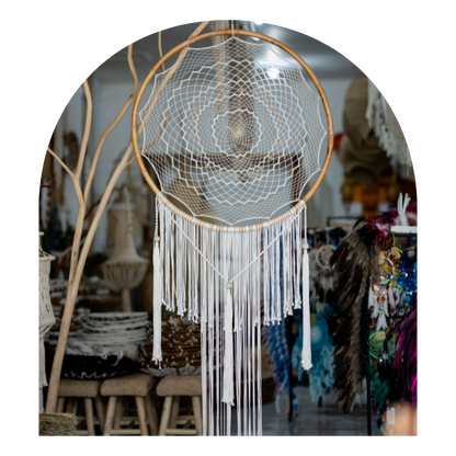 Large Beaded Dreamcatcher