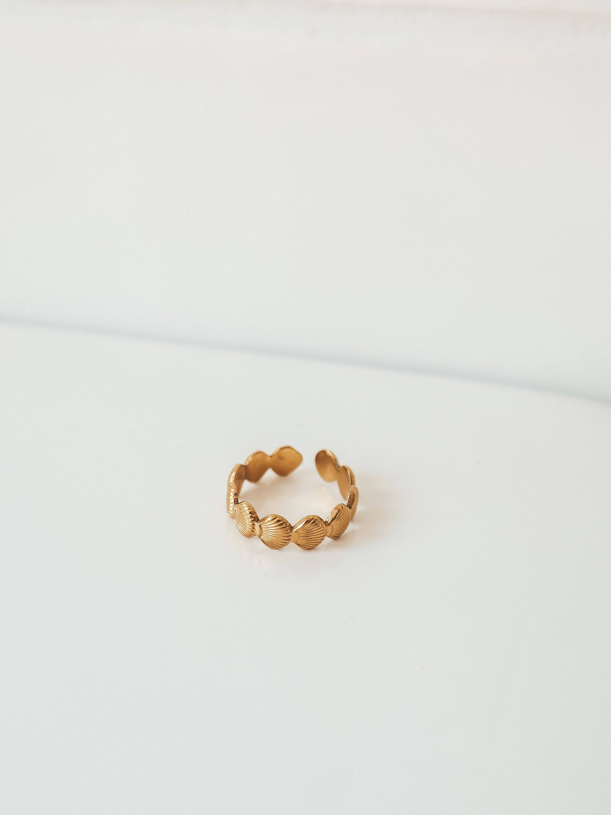 Seashell Gold Ring