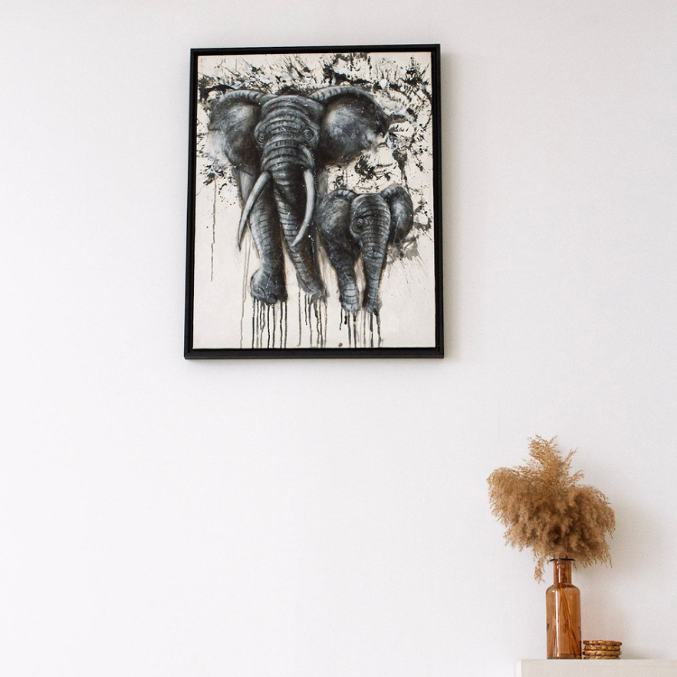 Mother and Calf Elephant